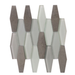 Picture of Tesoro - Metropolitan Stone and Glass Blends Diamond Mosaic Mink