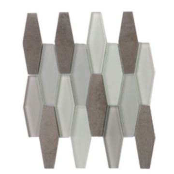 Picture of Tesoro - Metropolitan Stone and Glass Blends Diamond Mosaic Mink