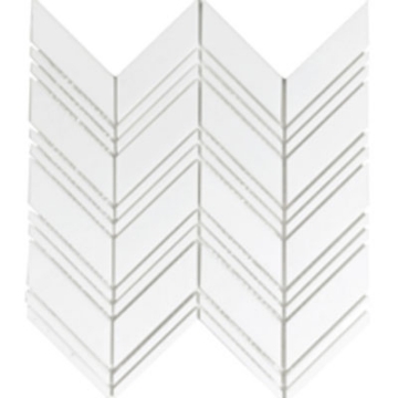 Picture of Tesoro - Metropolitan Stone Chevron Mosaic Thassos