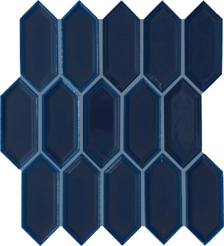 Picture of Daltile - Luminique Picket Mosaic Navy
