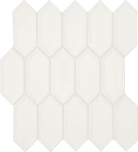 Picture of Daltile - Luminique Picket Mosaic Arctic White