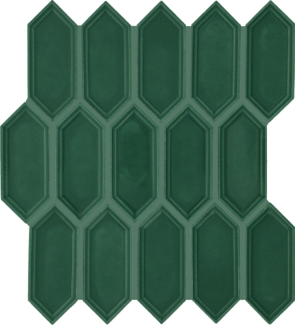 Picture of Daltile - Luminique Picket Mosaic Juniper