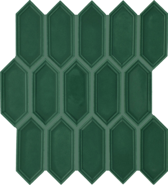 Picture of Daltile - Luminique Picket Mosaic Juniper