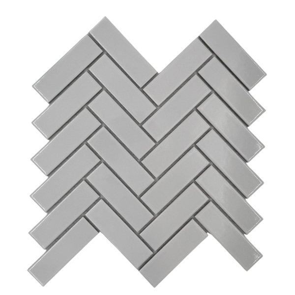 Picture of Adex USA - Rectangle Herringbone White