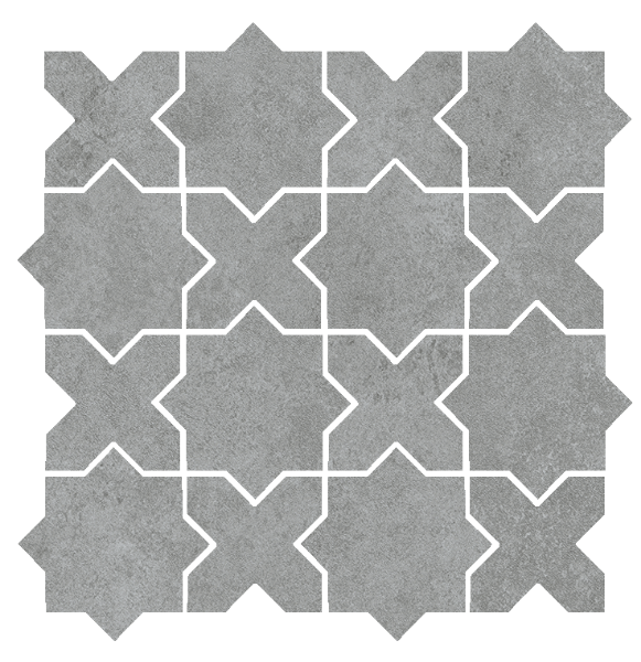 Picture of Tesoro - Solida Star Cross Mosaic Silver