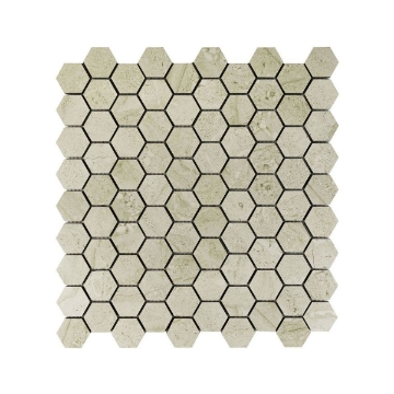 Picture of Anthology Tile - Marbleridge Reserve Hex Mosaic Misty Silk