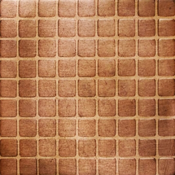 Picture of Daltile - Metallica Mosaics 1x1 Mosaic Oxidized Copper