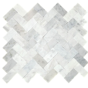 Picture of Daltile - Minute Mosaix Herringbone Carrara White